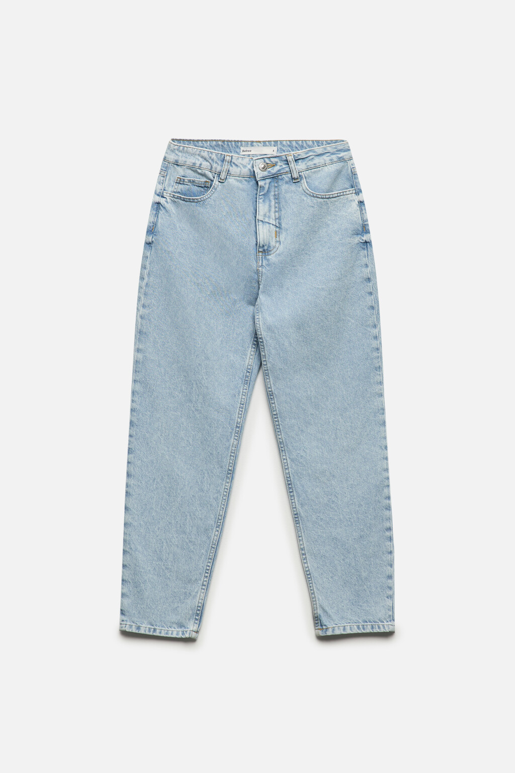 Джинсы mom fit с высокой посадкой - цвет голубой - 10