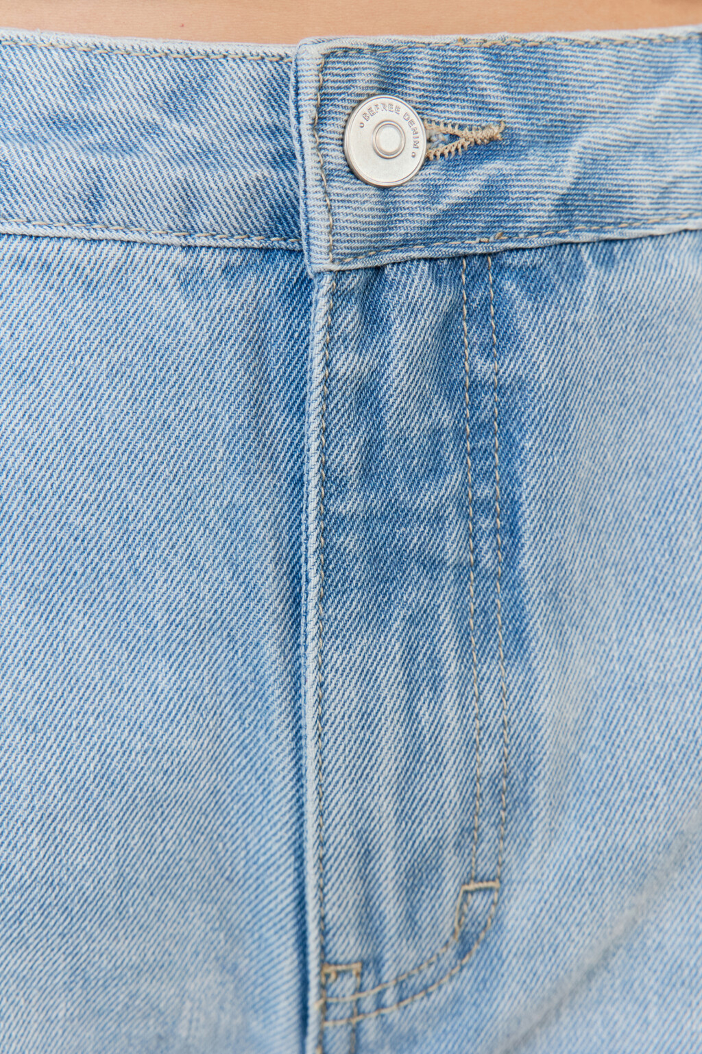 Джинсы baggy fit удлиненные со средней посадкой - цвет голубой - 6