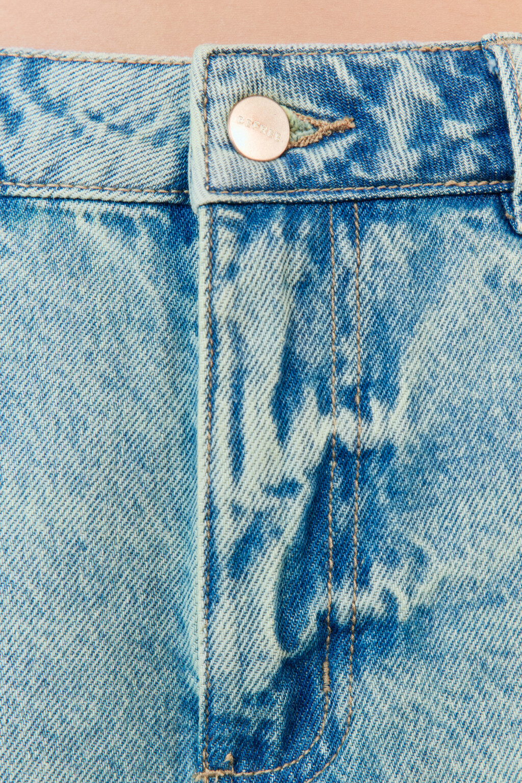 Шорты джинсовые рваные с бахромой - цвет синий - 7