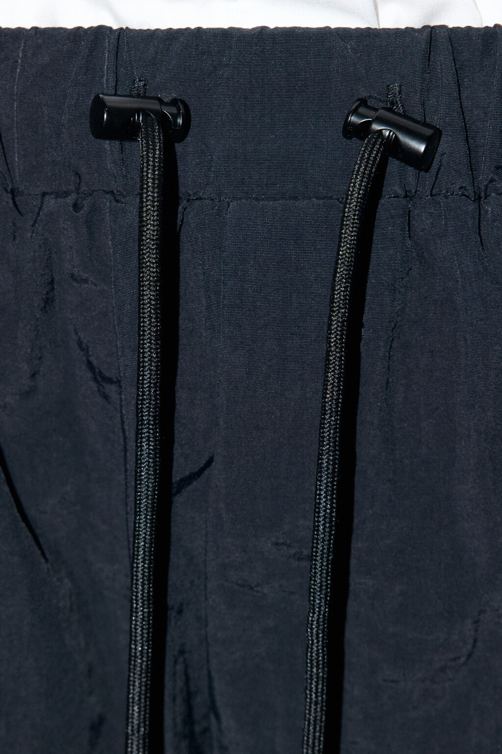 Брюки широкие с лампасами - цвет черный - 7