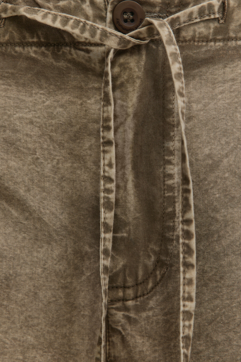 Шорты-бриджи с вареным эффектом - цвет бежевый - 6