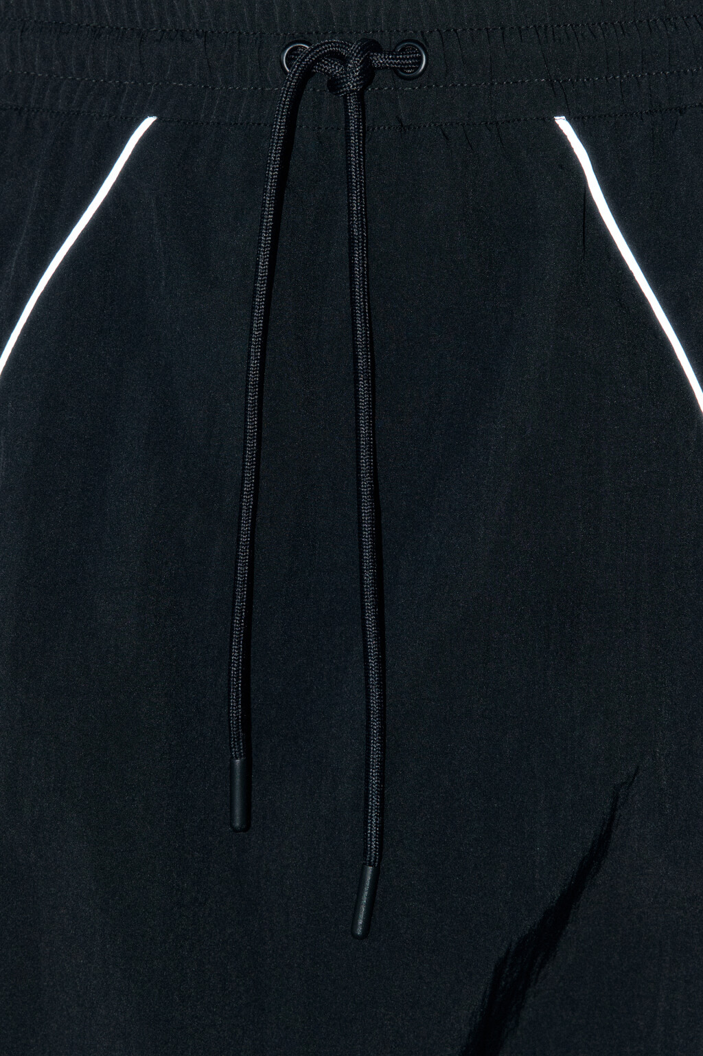 Юбка-трапеция миди с лампасами - цвет черный - 6