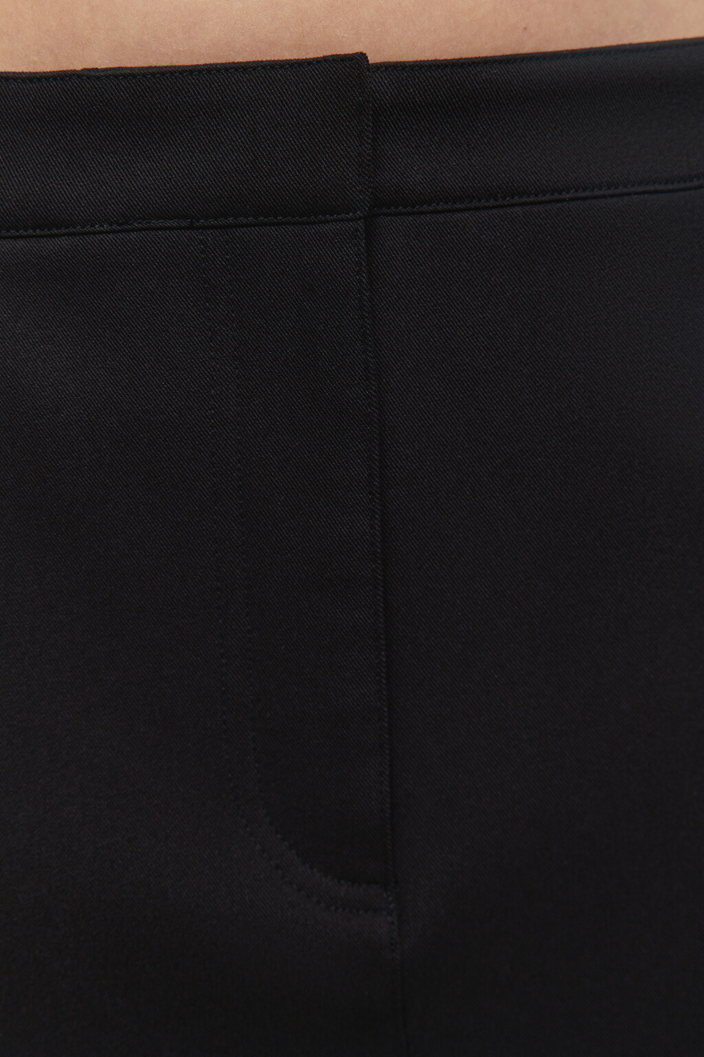 Юбка макси прямая костюмная - цвет черный - 7