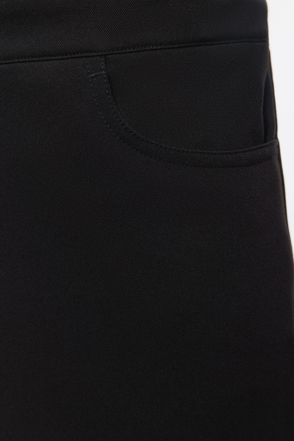 Юбка макси прямая костюмная - цвет черный - 8