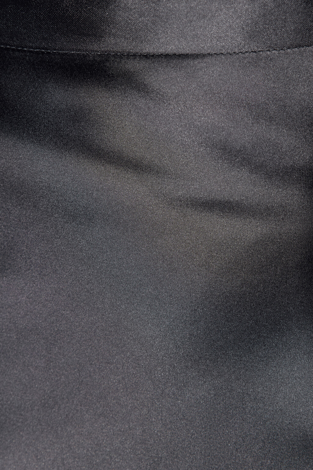 Юбка-трапеция макси сатиновая - цвет черный - 6