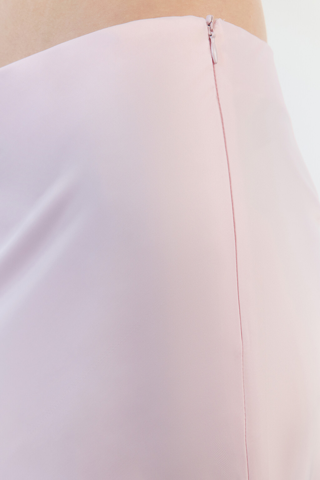 Юбка-годе макси атласная - цвет розовый - 8