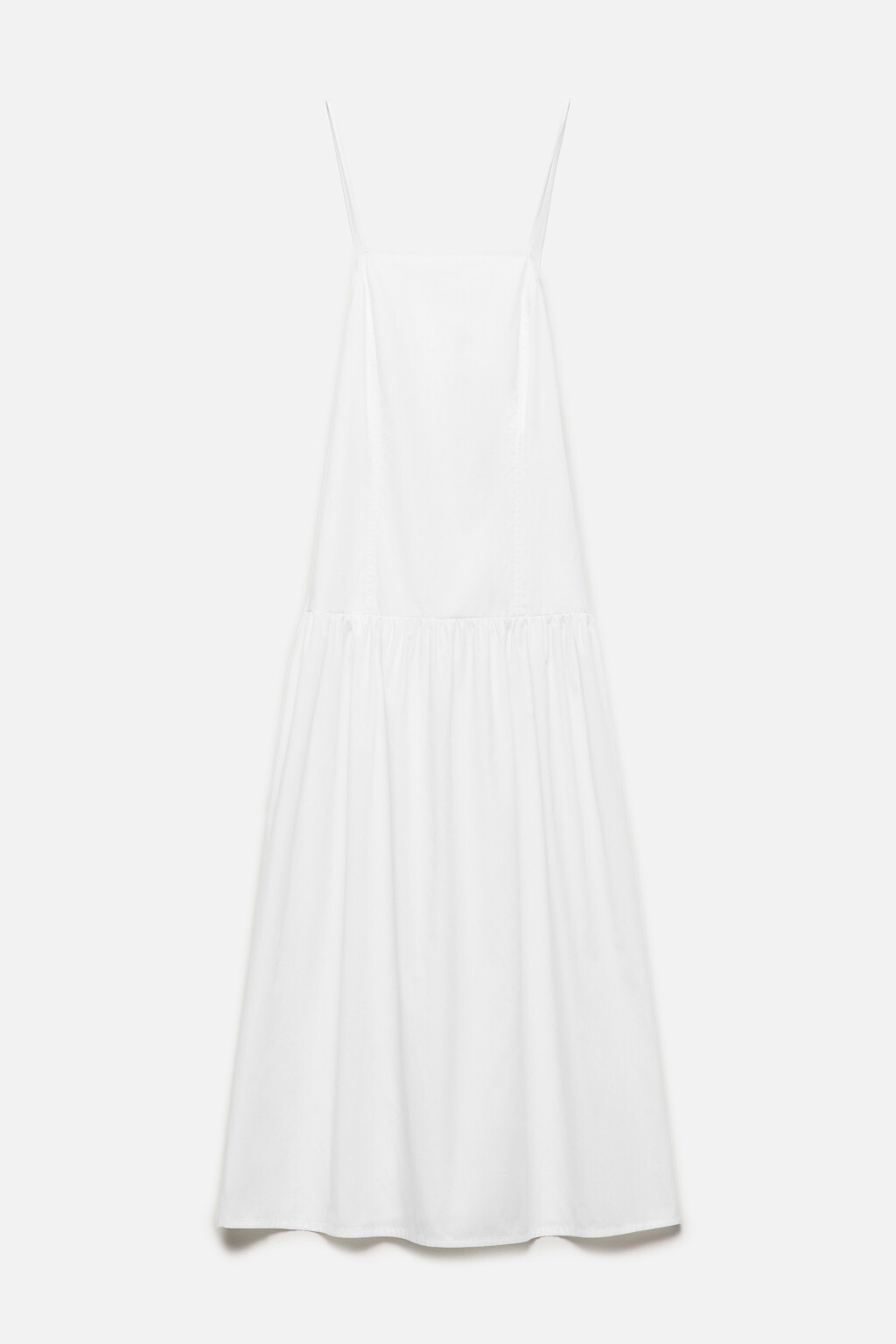 Платье-сарафан миди с открытой спиной - цвет белый - 10