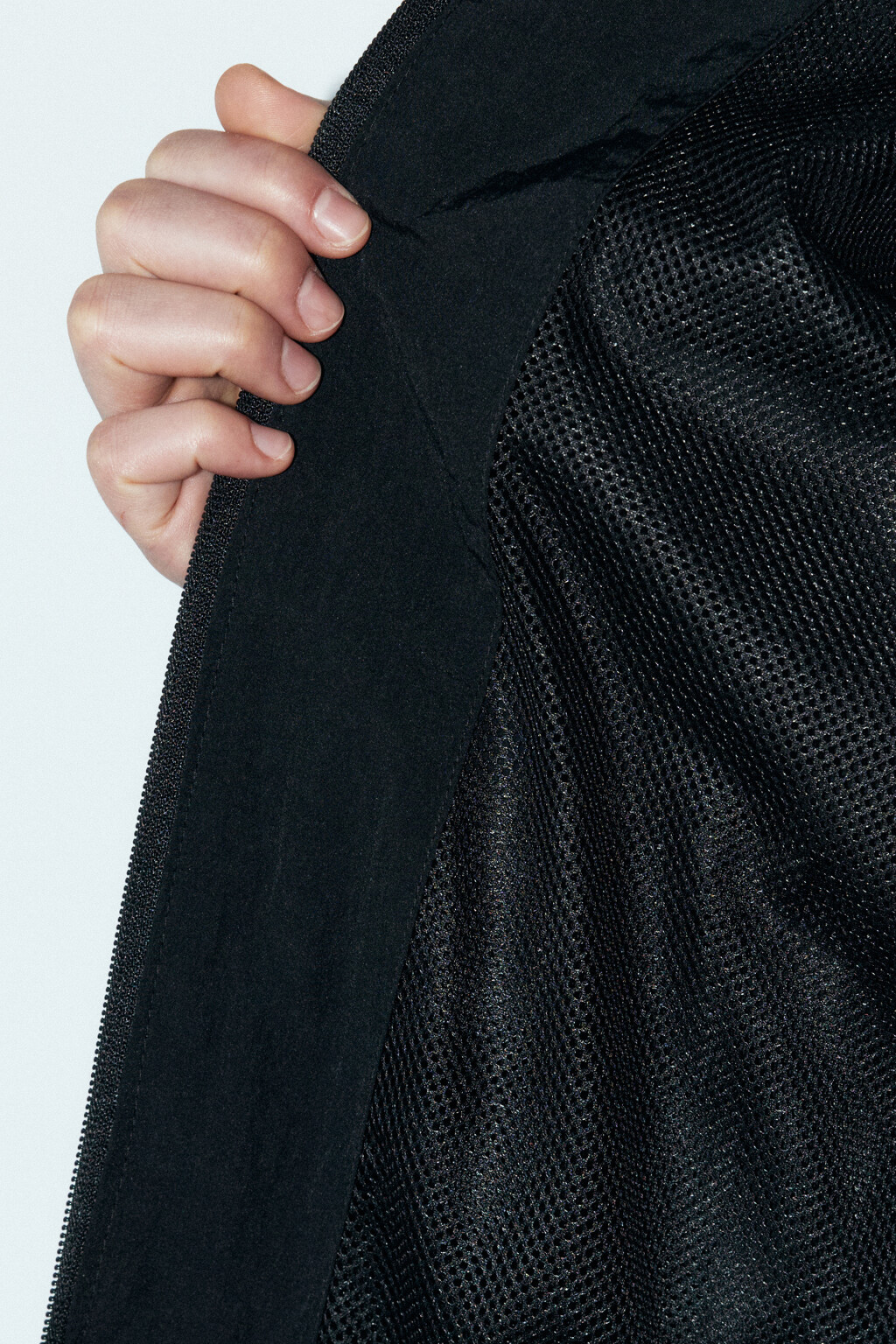 Куртка-олимпийка на молнии - цвет черный - 8