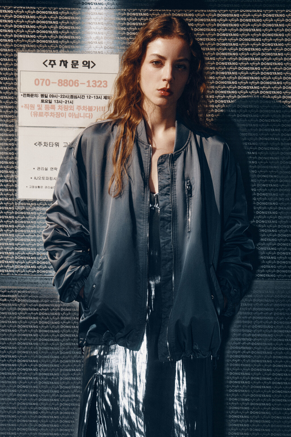 Куртка-бомбер oversize с драпировками - цвет серый - 10