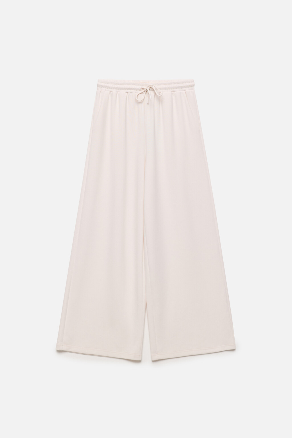 Брюки спортивные широкие из модала - цвет белый - 8