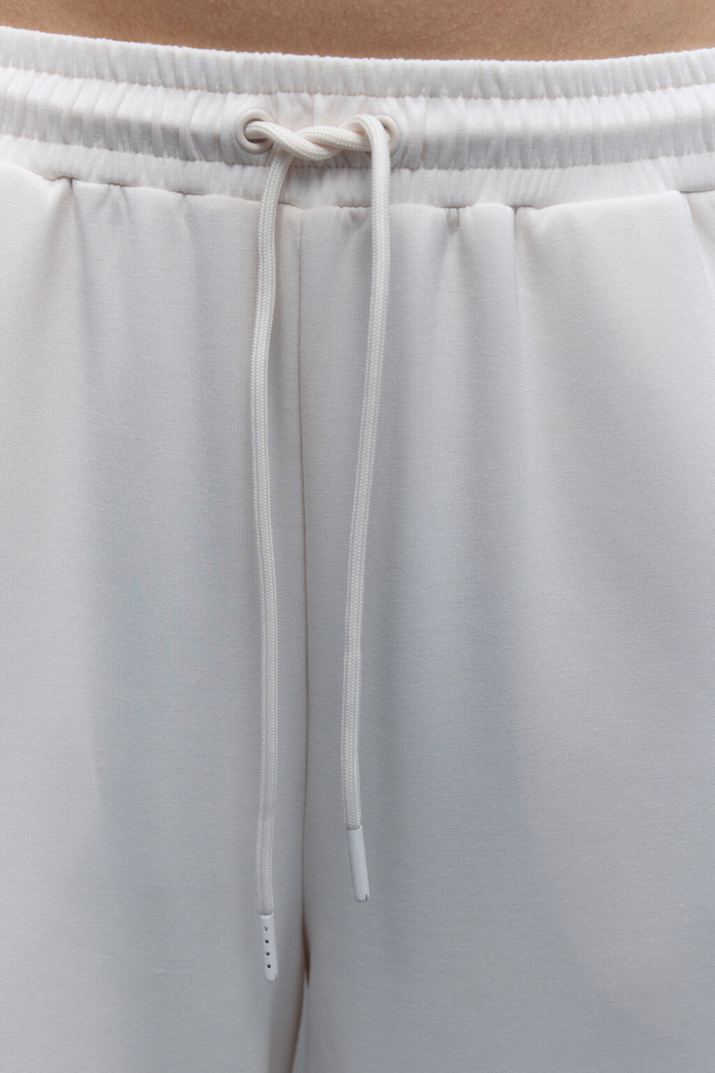 Брюки спортивные широкие из модала - цвет белый - 6