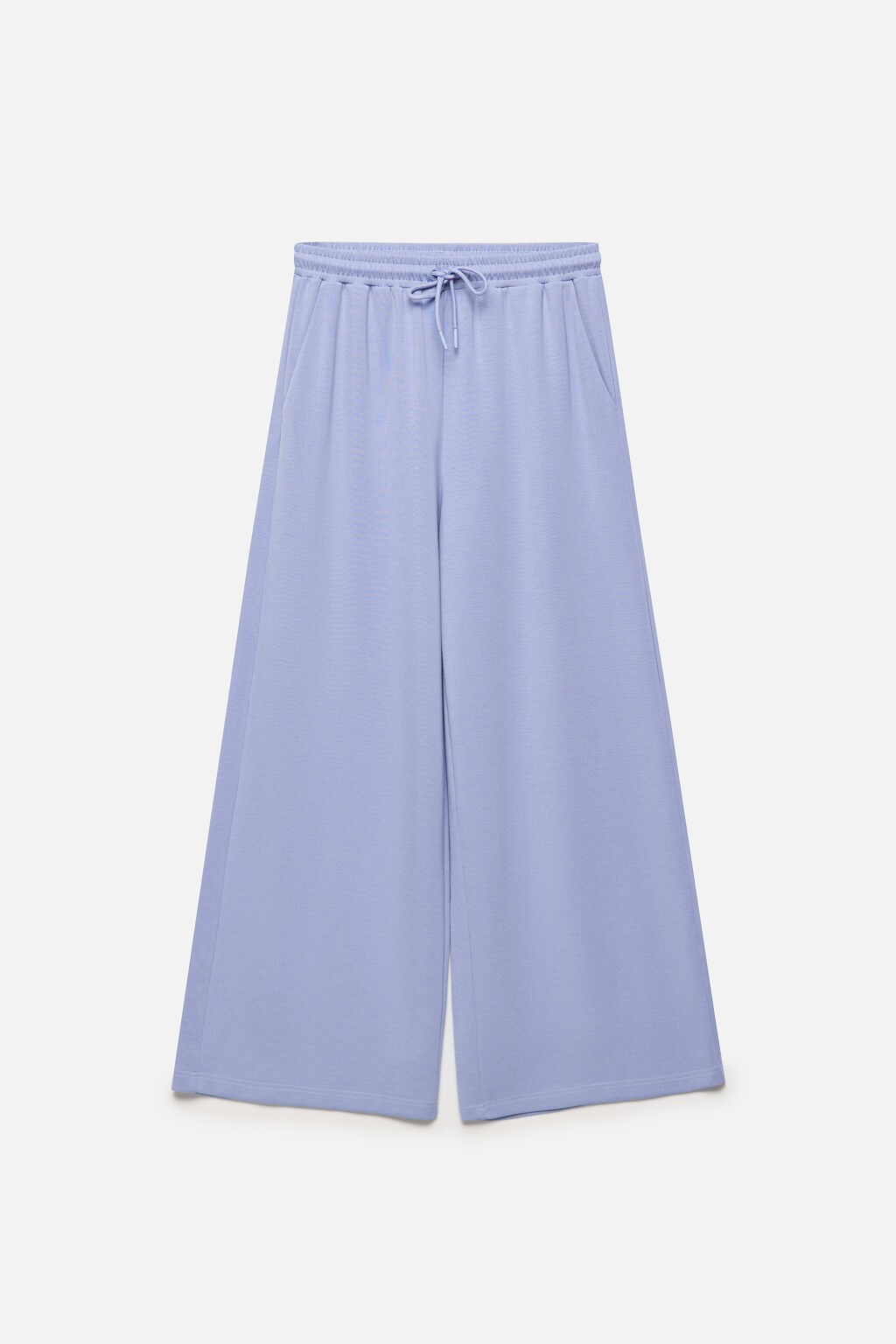 Брюки спортивные широкие из модала - цвет голубой - 8
