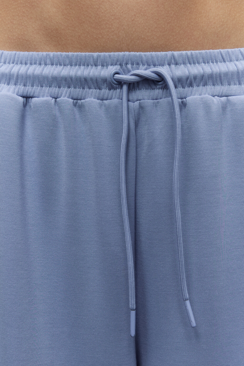 Брюки спортивные широкие из модала - цвет голубой - 7