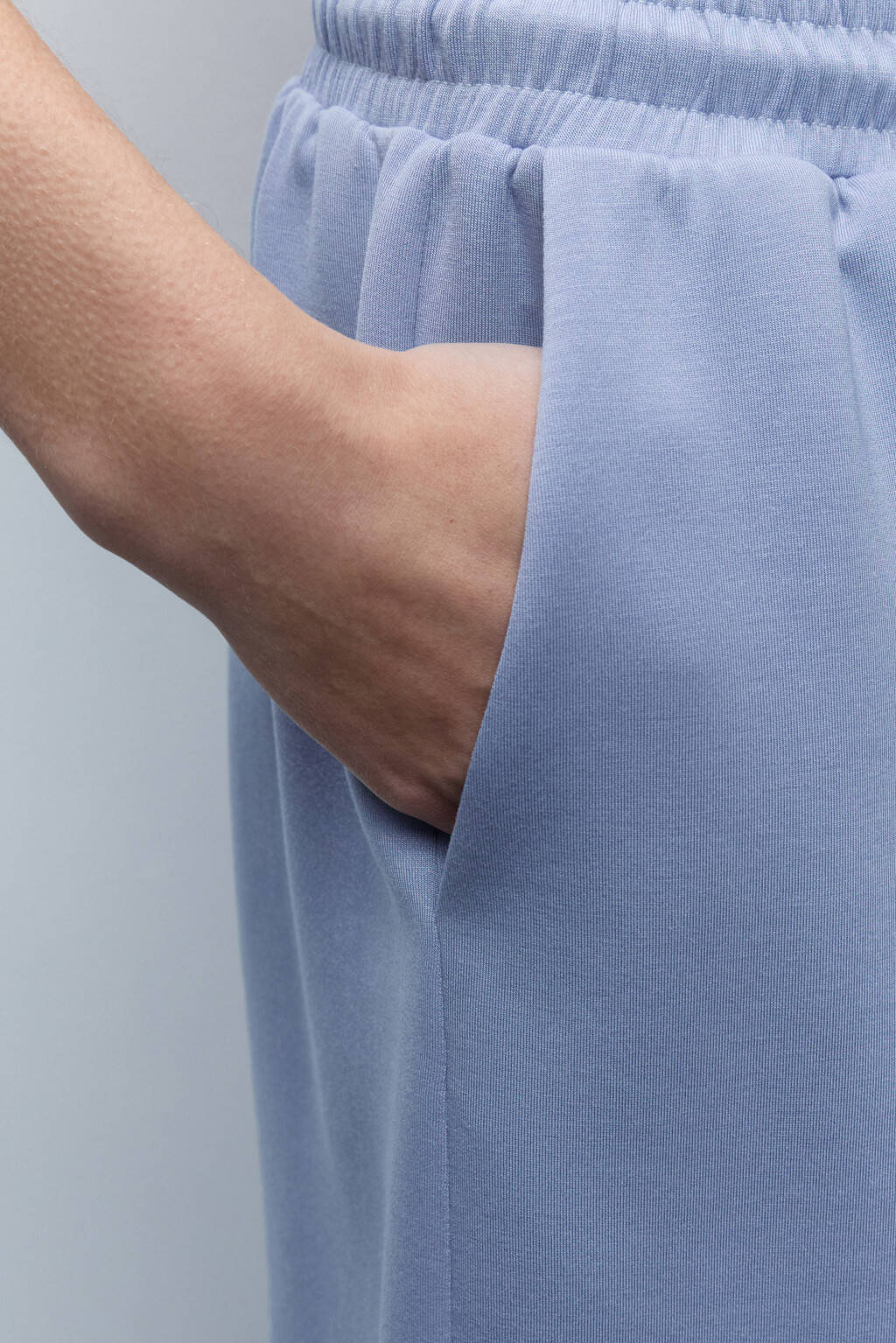 Шорты спортивные свободные из модала - цвет голубой - 6