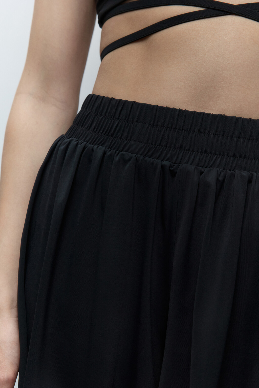 Юбка-шорты спортивная с велосипедками - цвет черный - 7