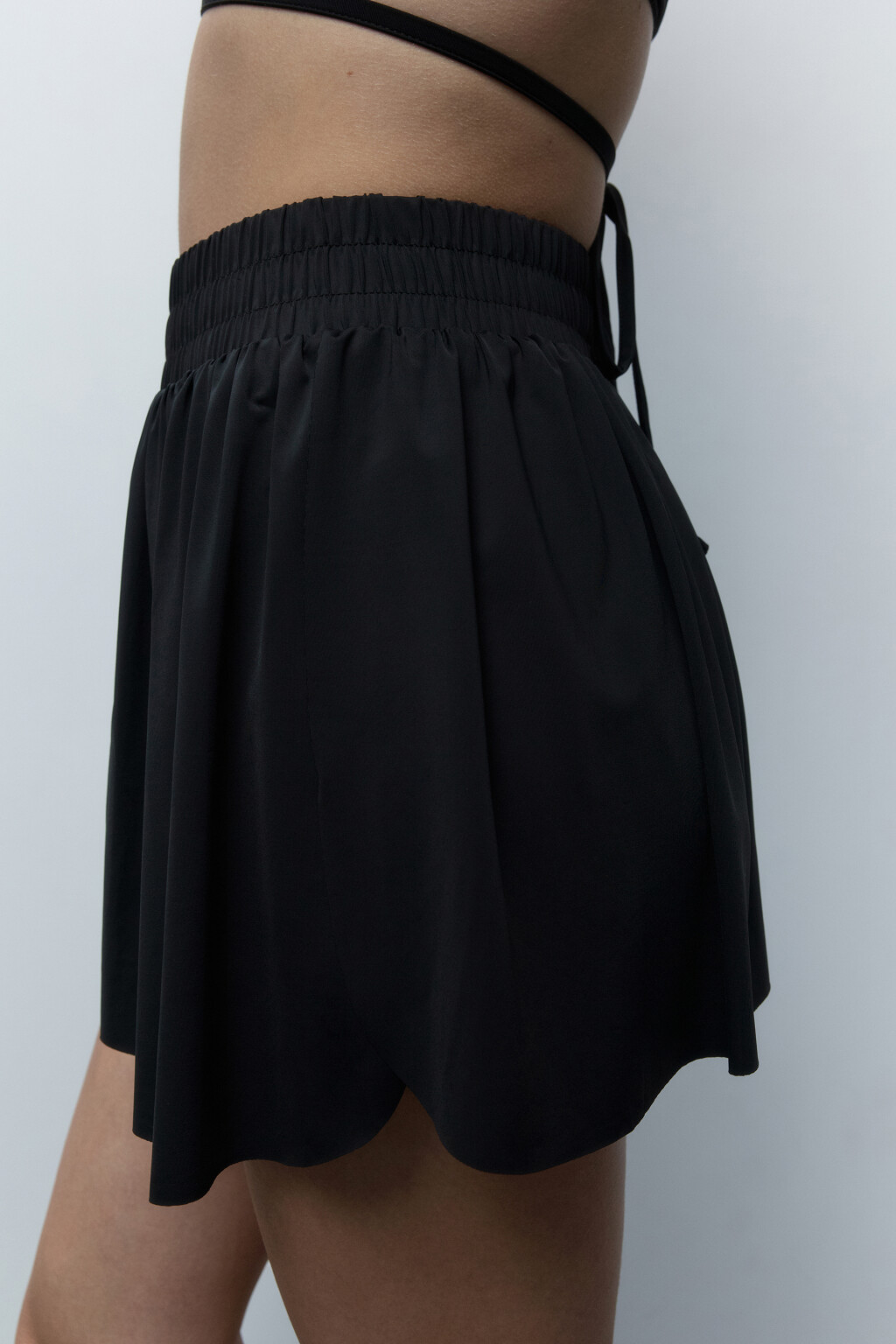 Юбка-шорты спортивная с велосипедками - цвет черный - 8