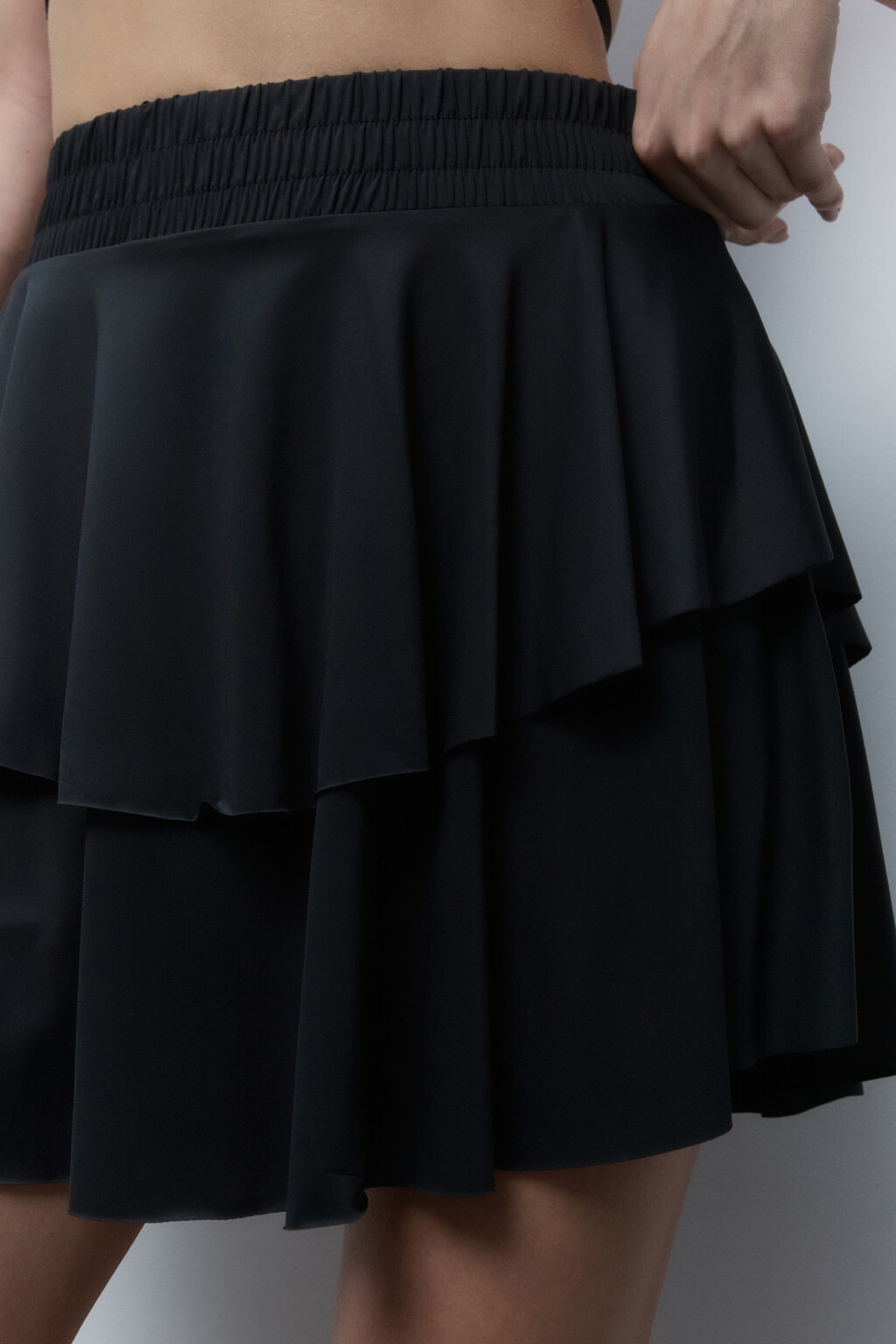 Юбка-шорты спортивная с велосипедками - цвет черный - 6