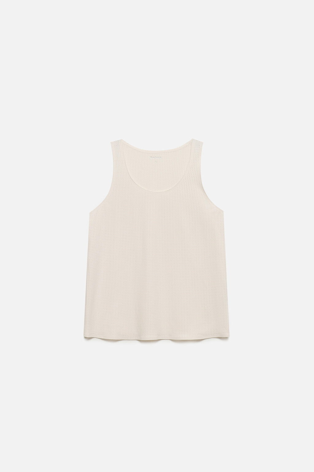 Майка oversize спортивная из сетки - цвет белый - 9