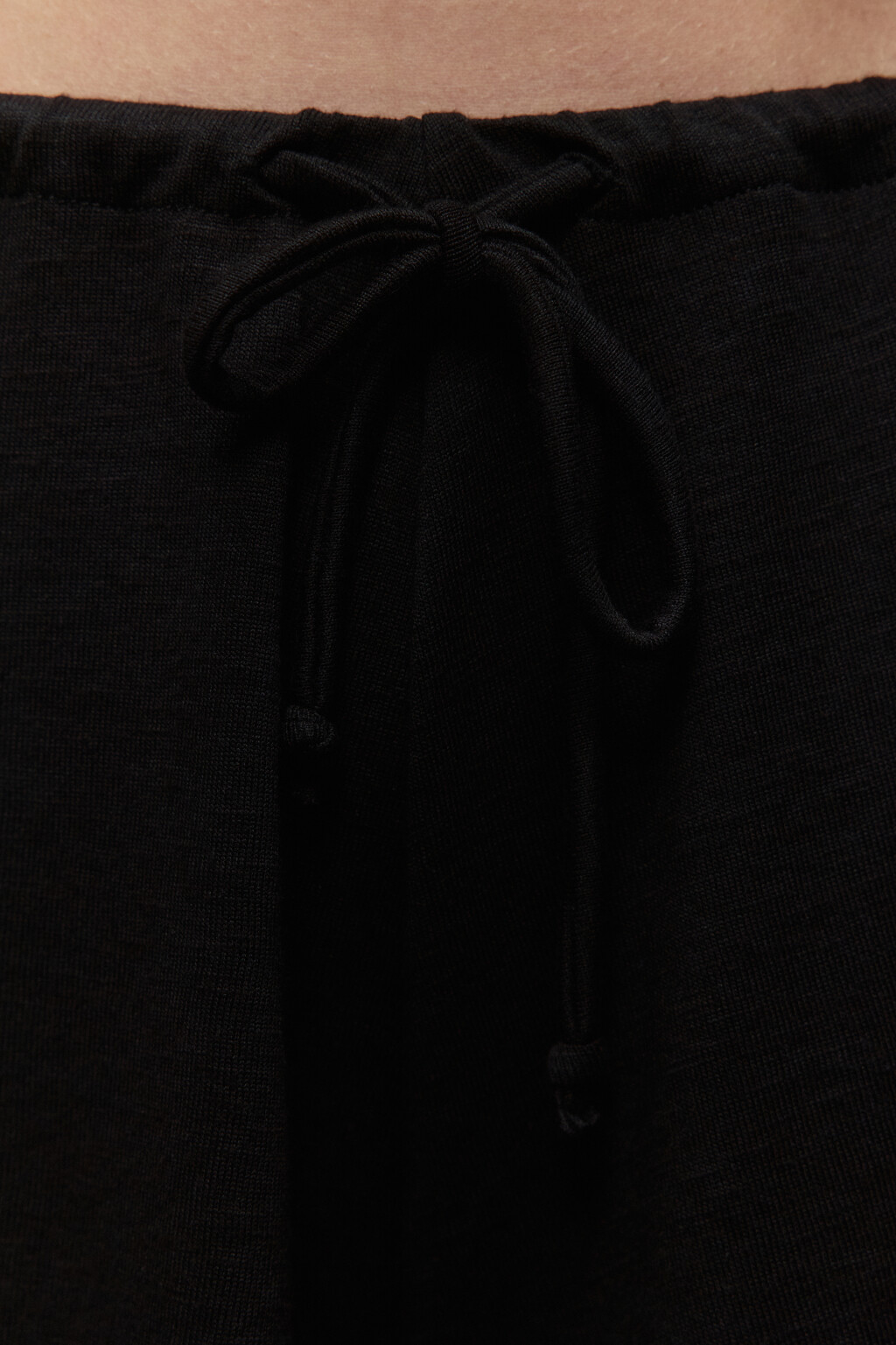 Шорты домашние свободные из вискозы - цвет черный - 6