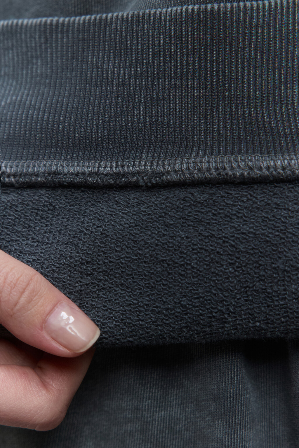 Толстовка домашняя на молнии с капюшоном - цвет серый - 9