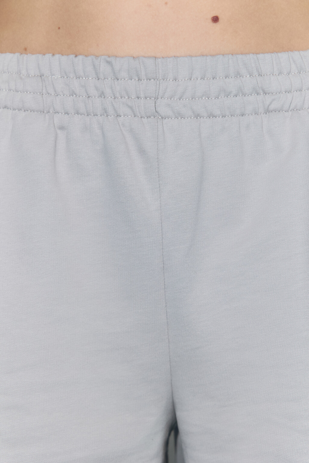 Шорты трикотажные с поясом-резинкой - цвет бежевый - 6