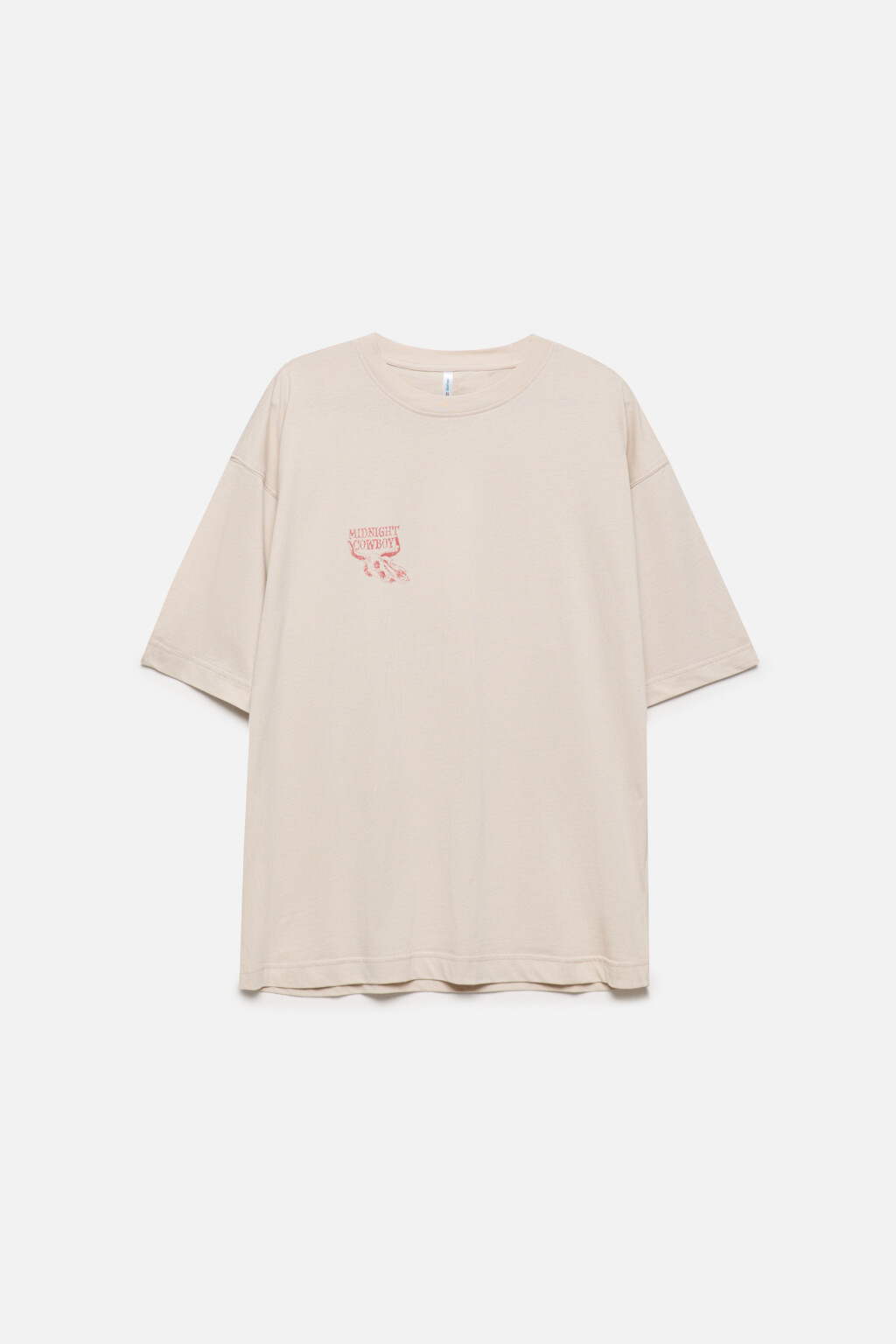 Футболка oversize с принтом в стиле Wild West - цвет серый - 9