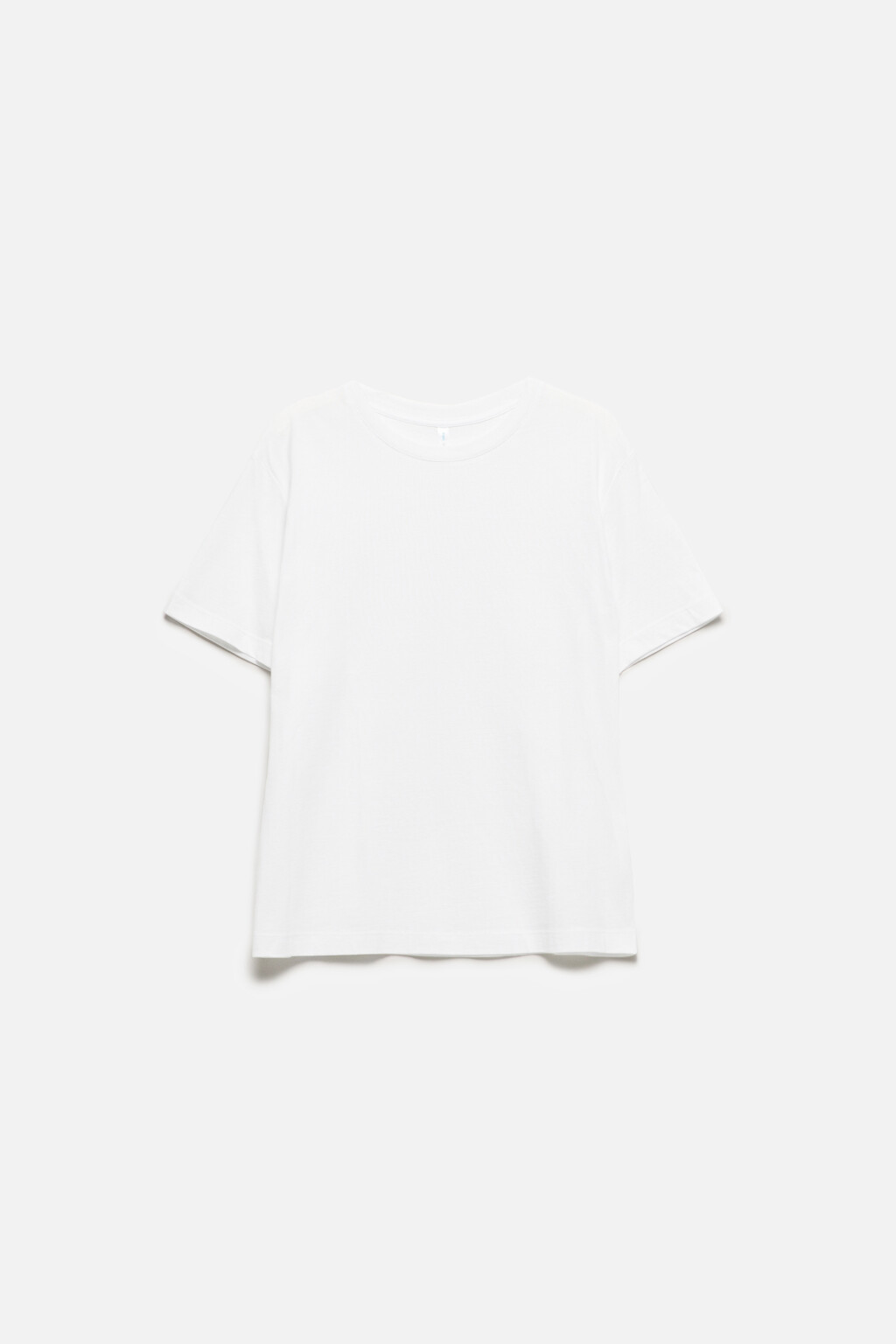 Футболка oversize хлопковая базовая - цвет белый - 8