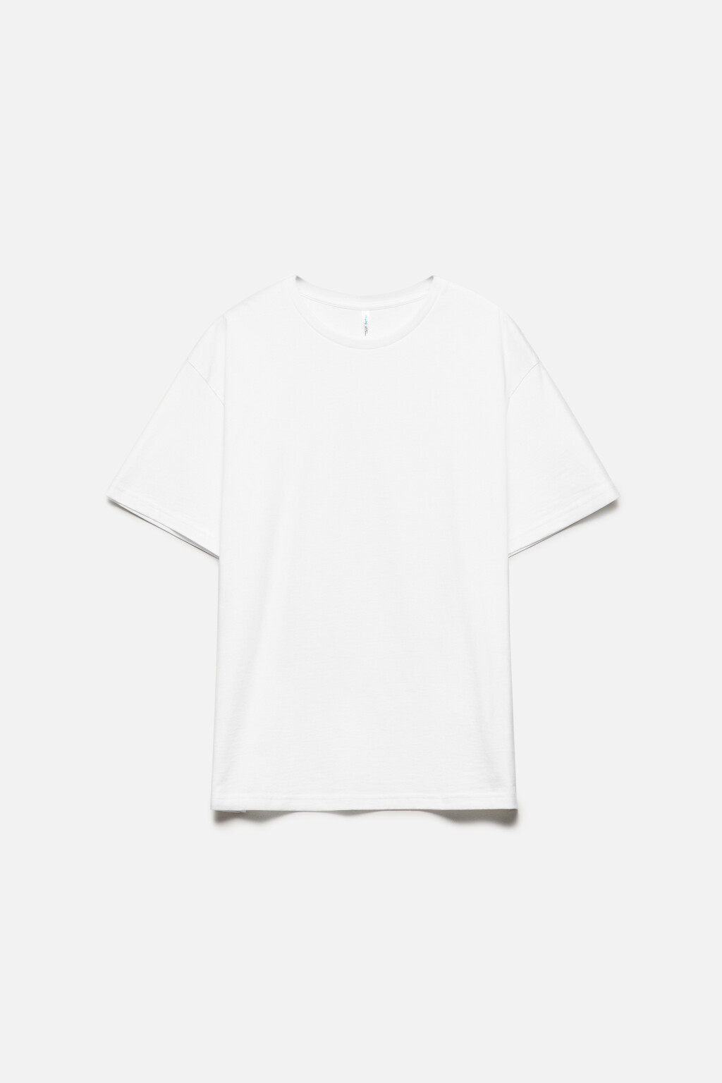 Футболка свободная базовая - цвет белый - 8