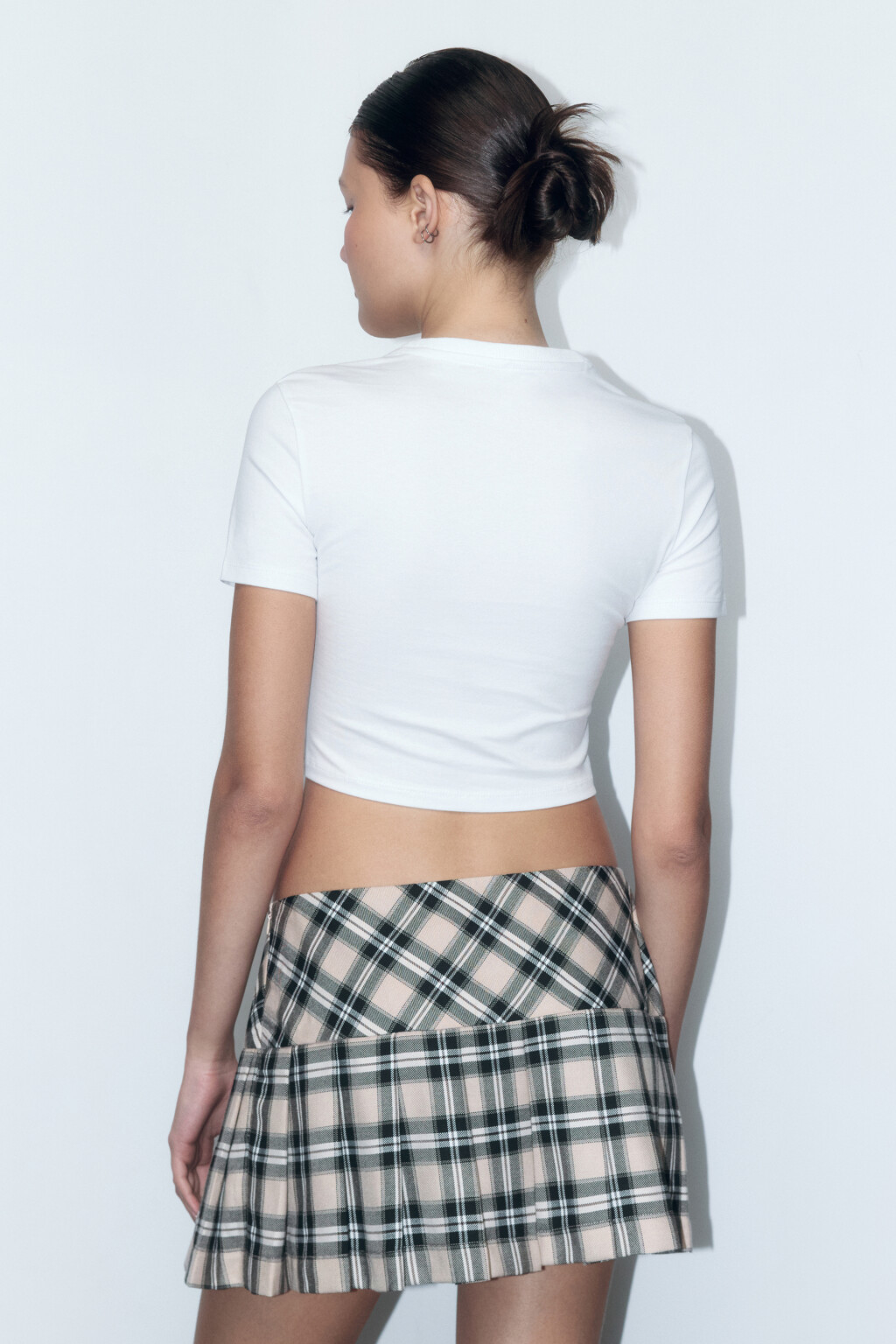 Футболка-топ облегающая с принтом - цвет голубой - 4