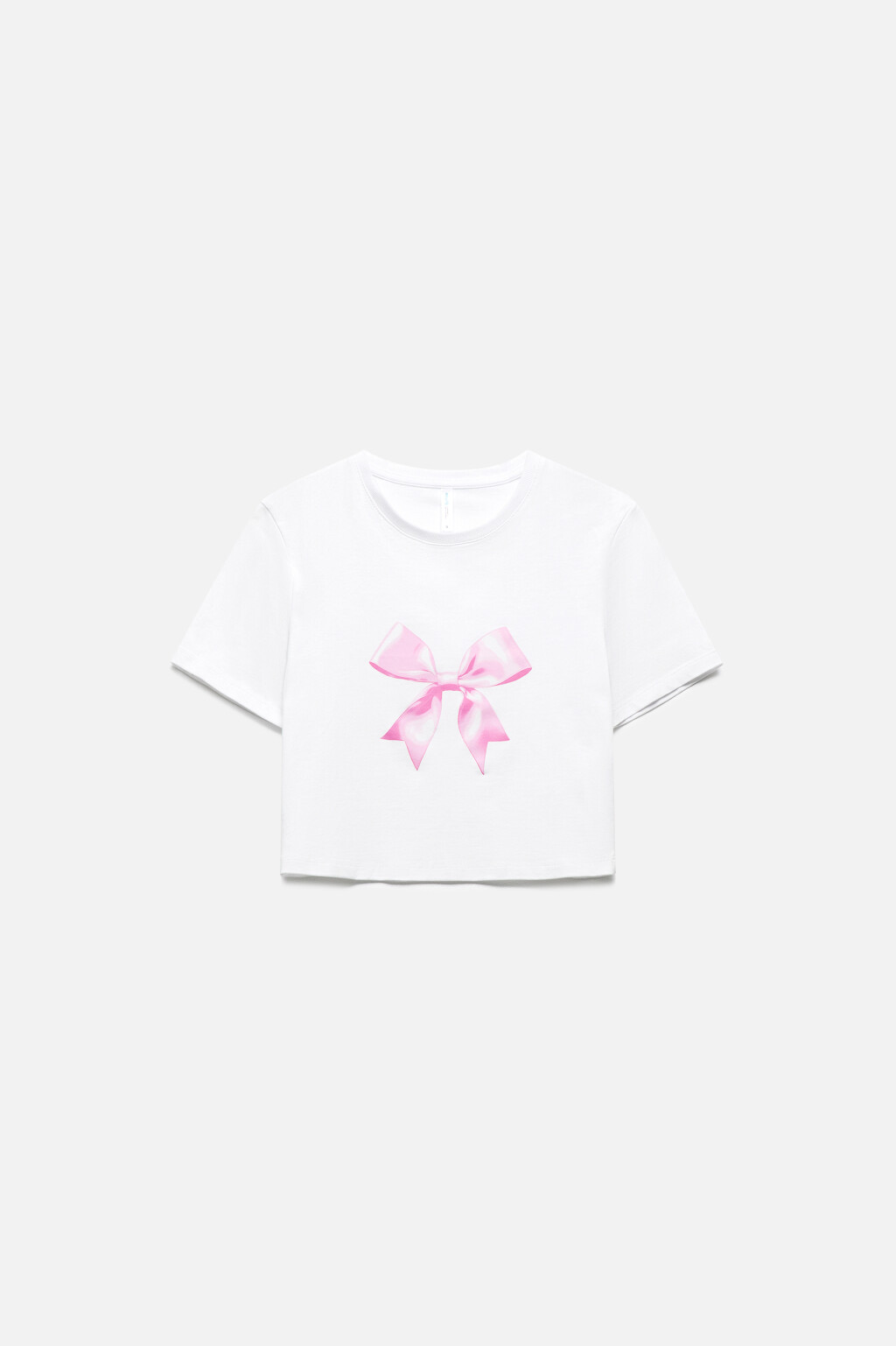 Футболка-топ облегающая с принтом - цвет белый - 9