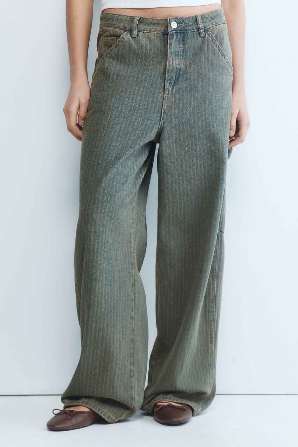 Джинсы carpenter fit с низкой посадкой - цвет синий - 2