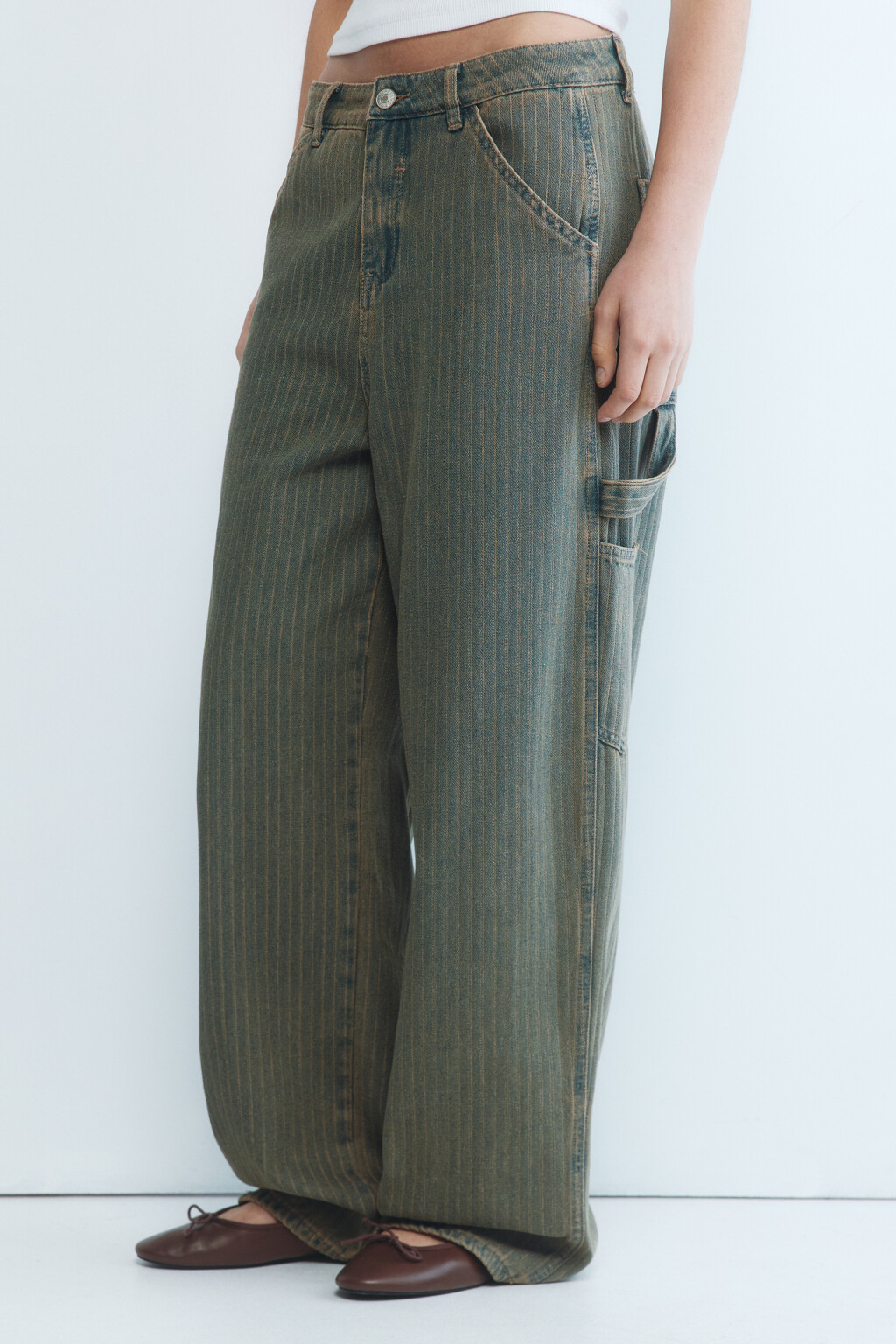 Джинсы carpenter fit с низкой посадкой - цвет синий - 3