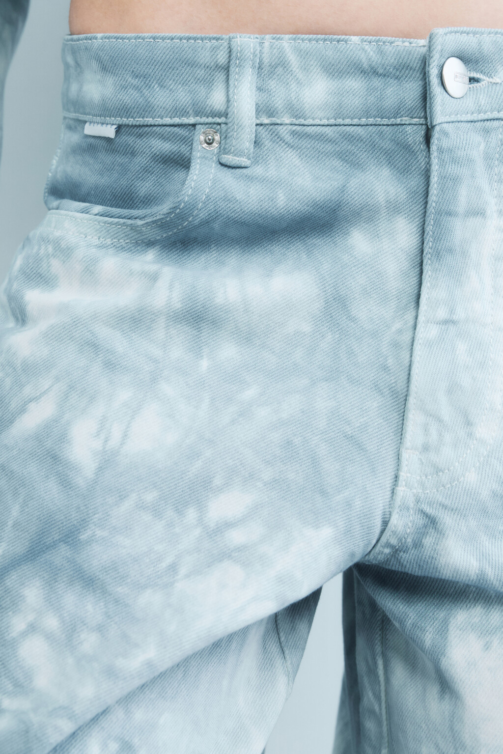 Джинсы-карго с низкой посадкой - цвет голубой - 7