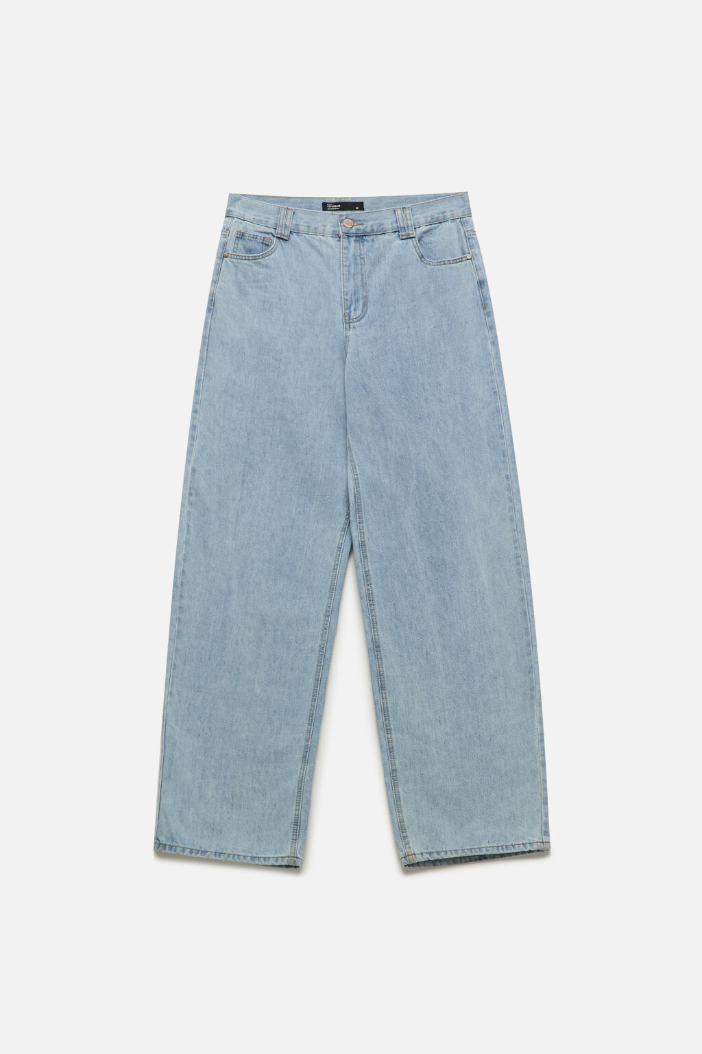 Джинсы baggy fit со средней посадкой - цвет голубой - 9