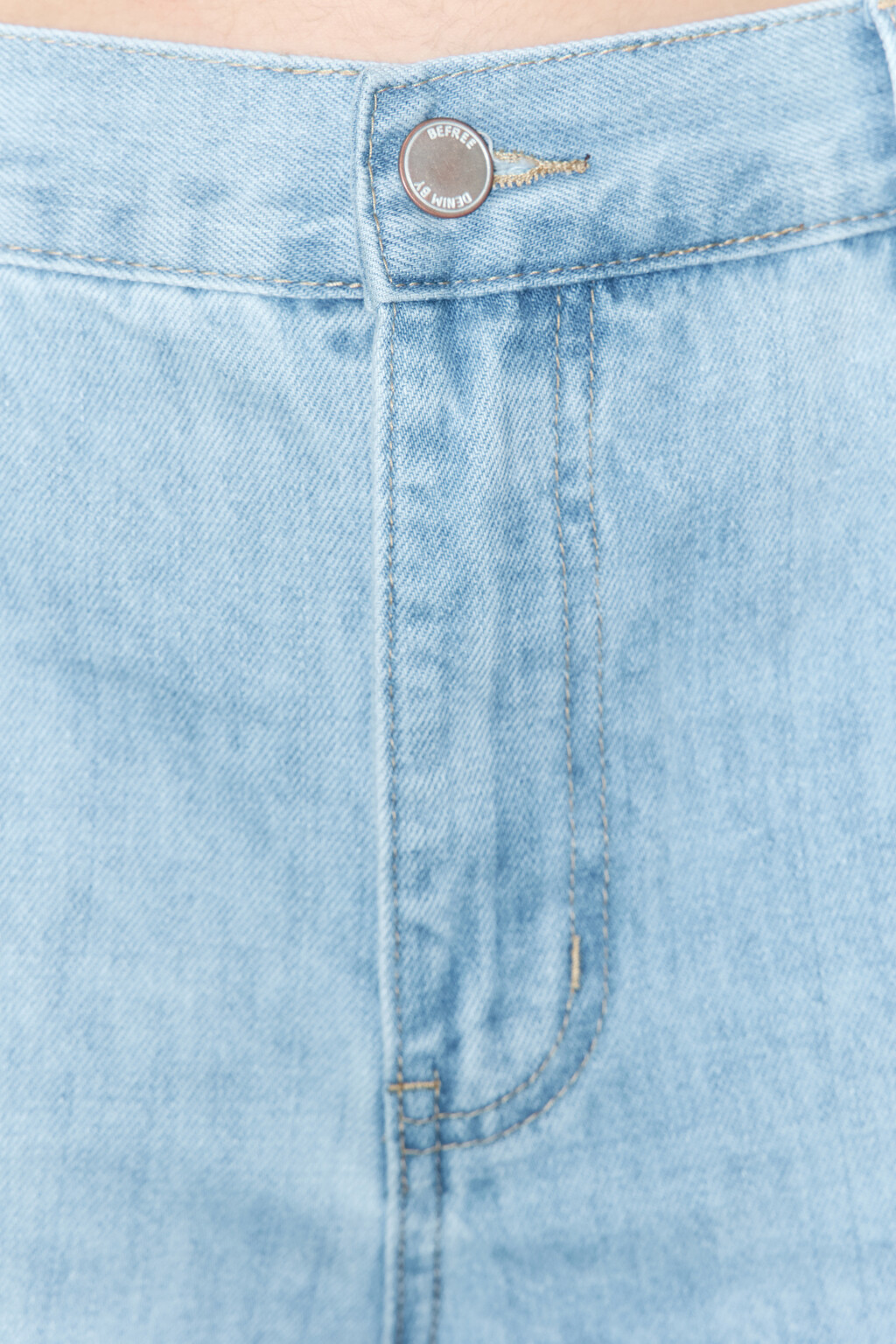 Джинсы baggy fit со средней посадкой - цвет голубой - 7