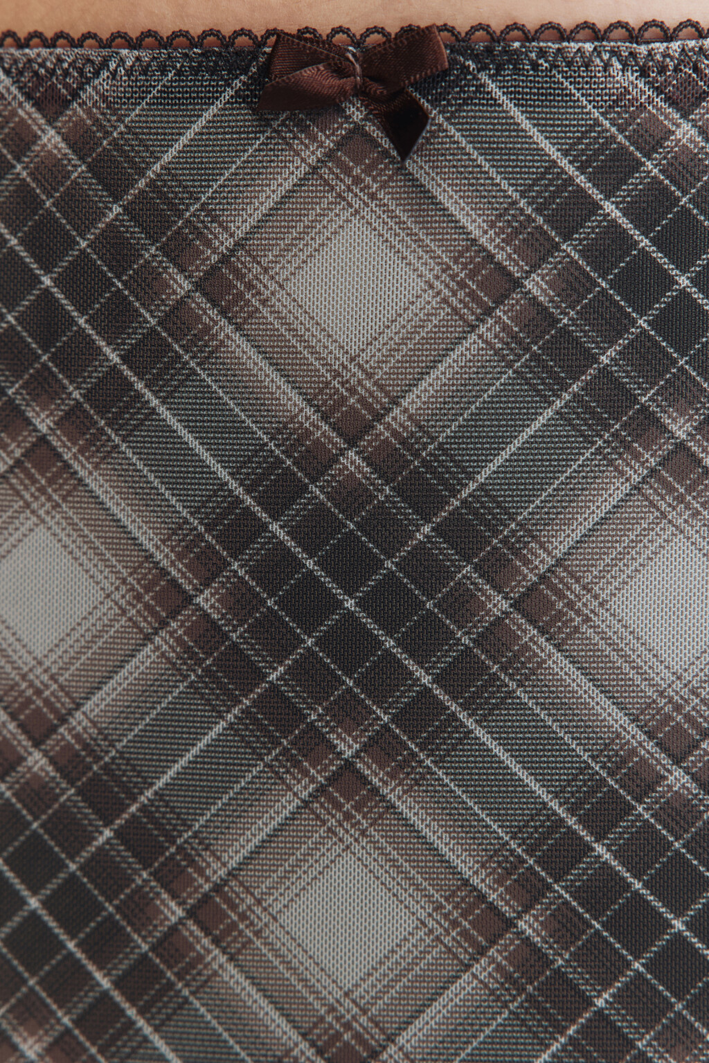 Юбка макси прямая из сетки с принтом - цвет бежевый - 6