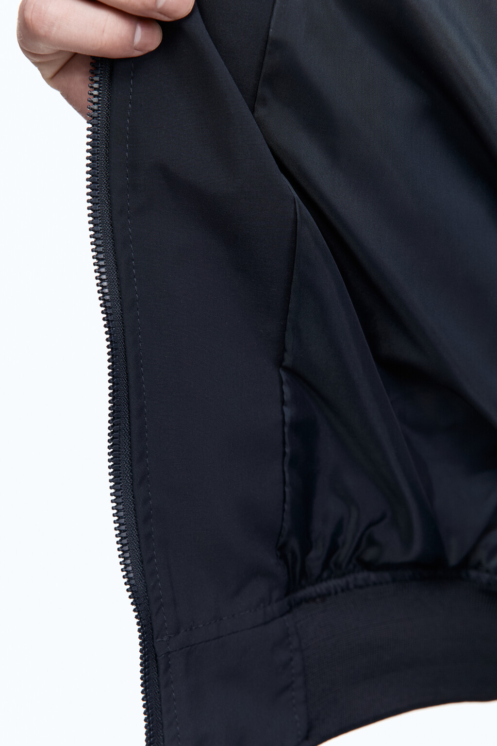 Куртка-бомбер на молнии - цвет синий - 9