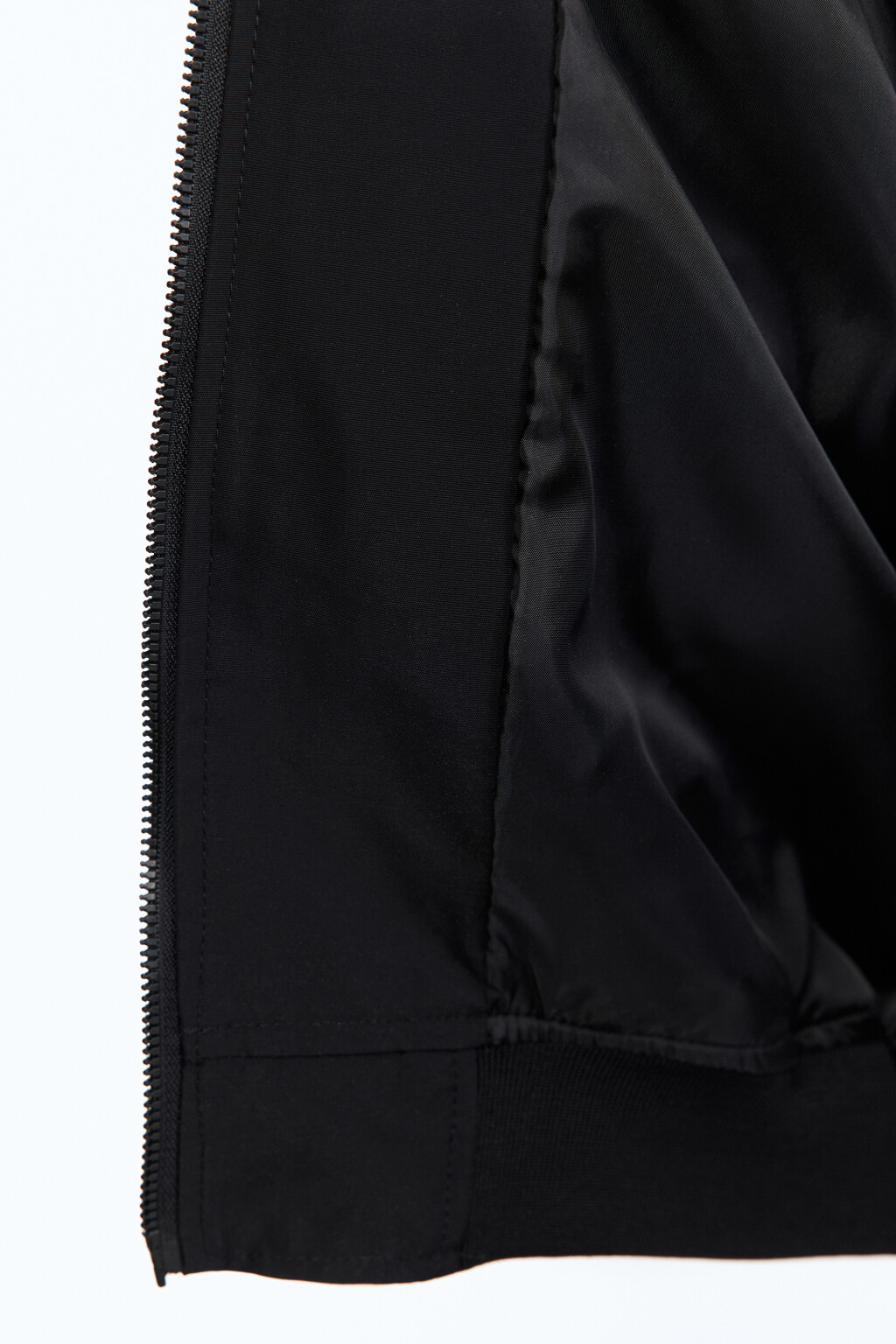 Куртка-бомбер на молнии - цвет черный - 8