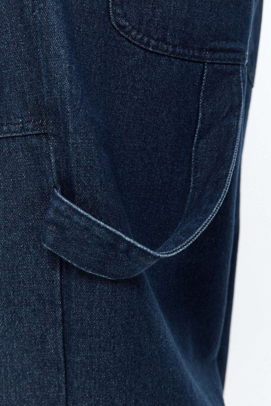 Джинсы carpenter fit широкие с карманами - цвет синий - 8