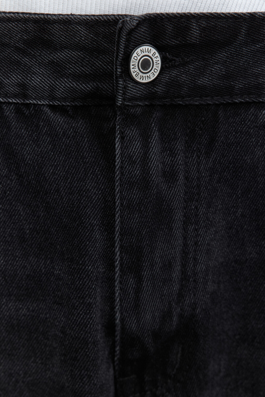 Джинсы-карго широкие со стиркой - цвет черный - 6