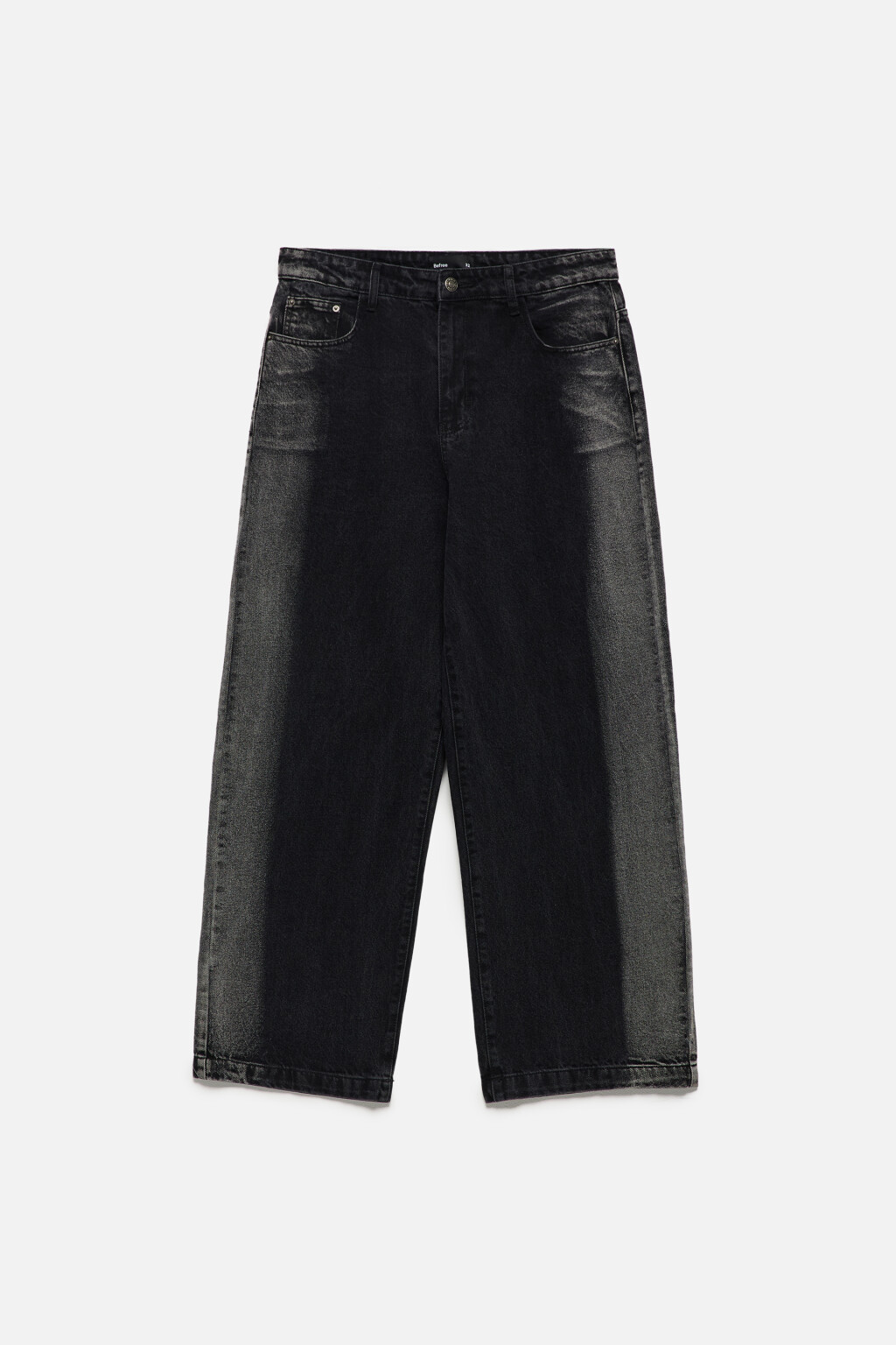 Джинсы прямые с полосами по бокам - цвет серый - 10