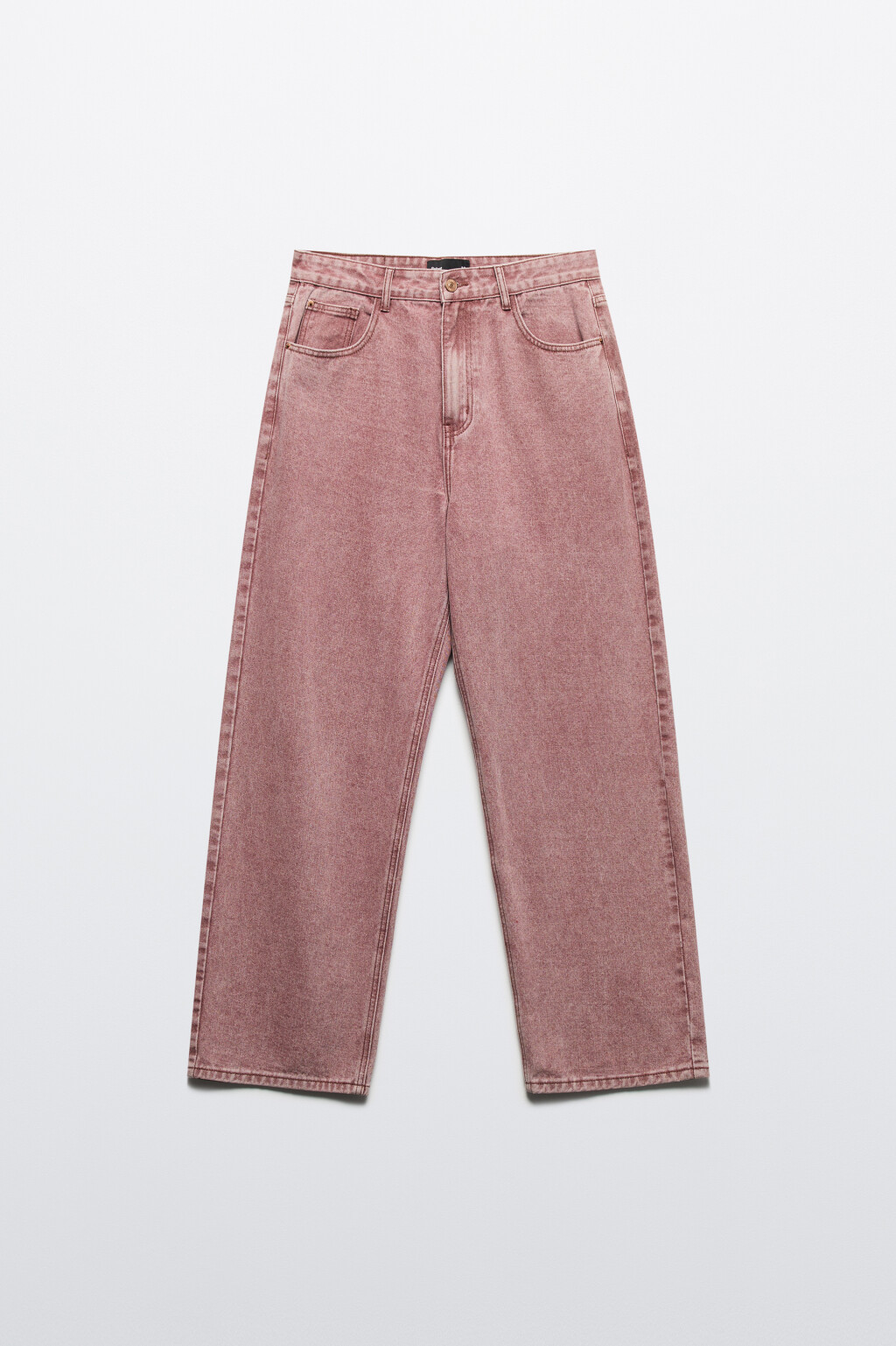 Джинсы straight fit с вареным эффектом - цвет коричневый - 9