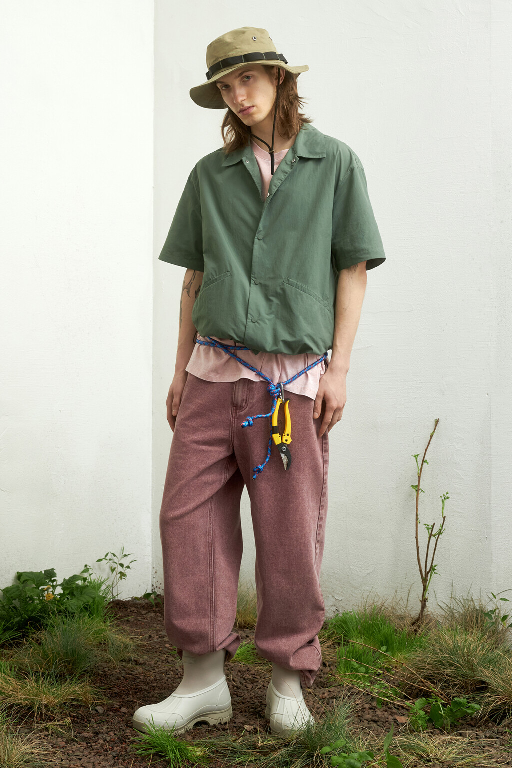 Джинсы straight fit с вареным эффектом - цвет коричневый - 8