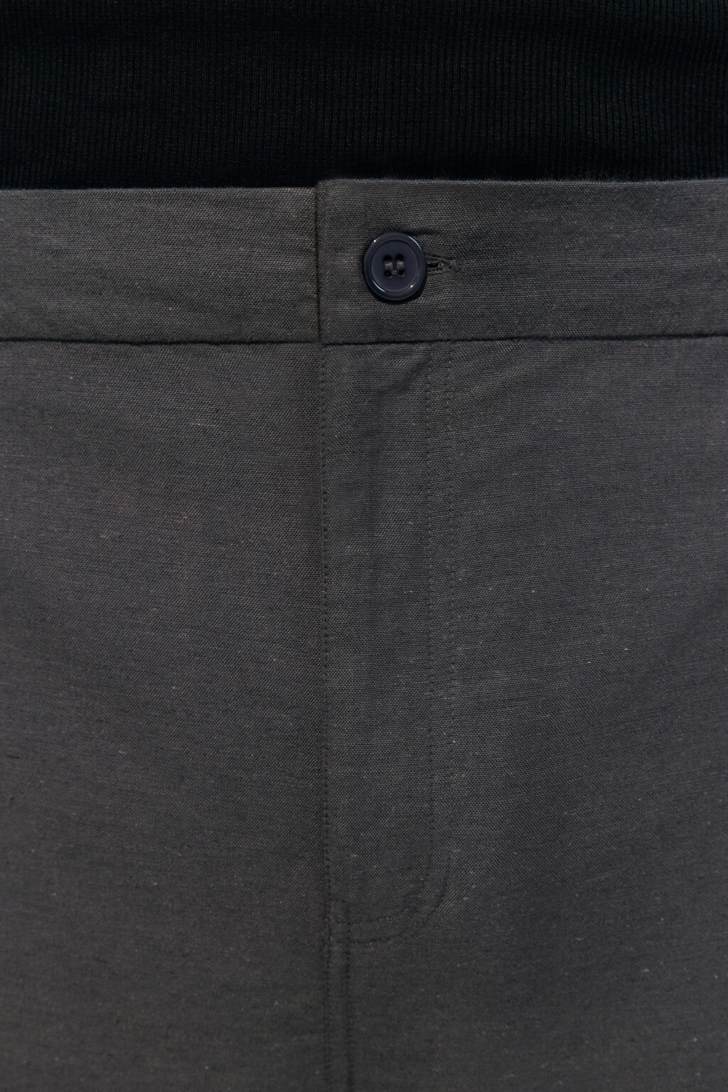 Шорты костюмные из льняной ткани - цвет серый - 6