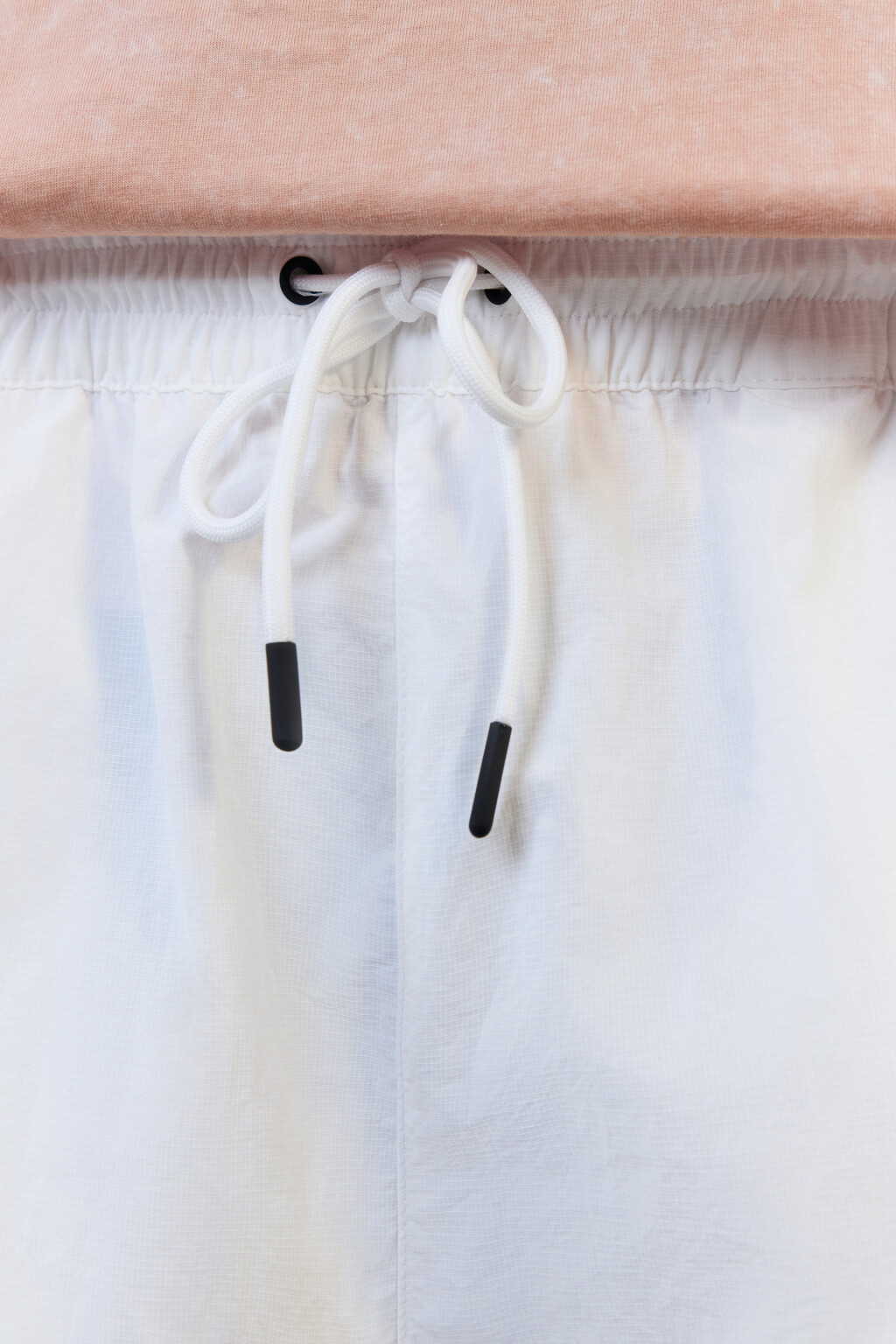 Шорты-парашюты с объемными карманами - цвет белый - 6