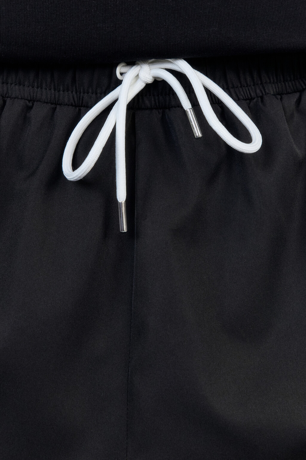 Шорты купальные с лампасами и принтом - цвет черный - 6