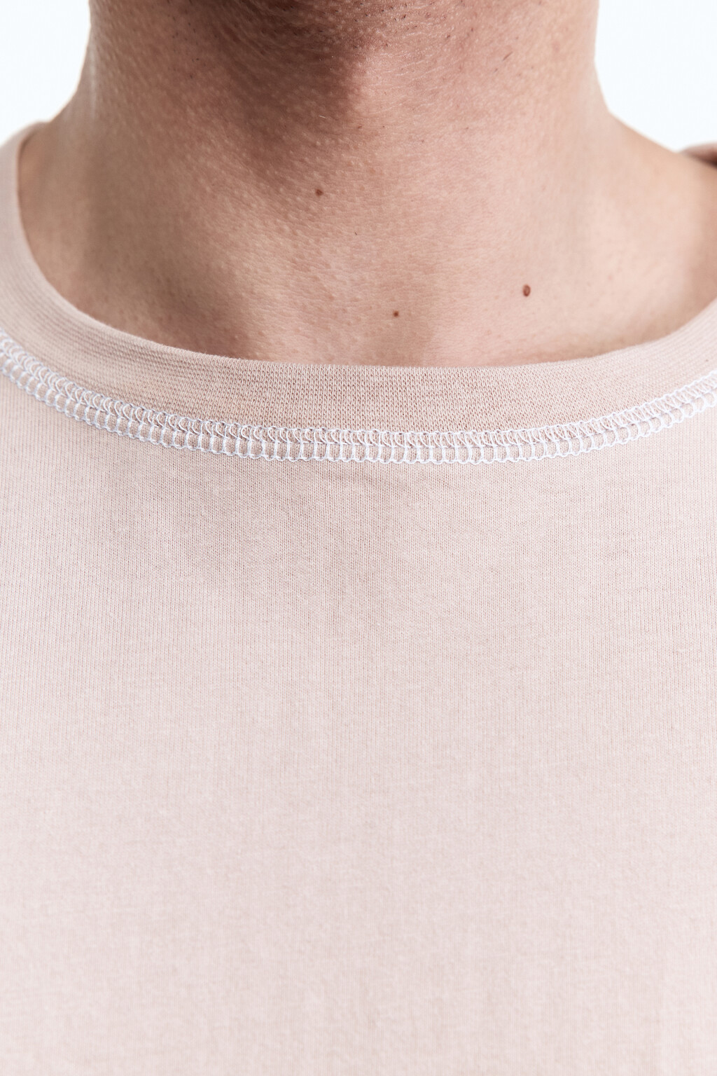 Футболка хлопковая с принтом-надписью - цвет коричневый - 6