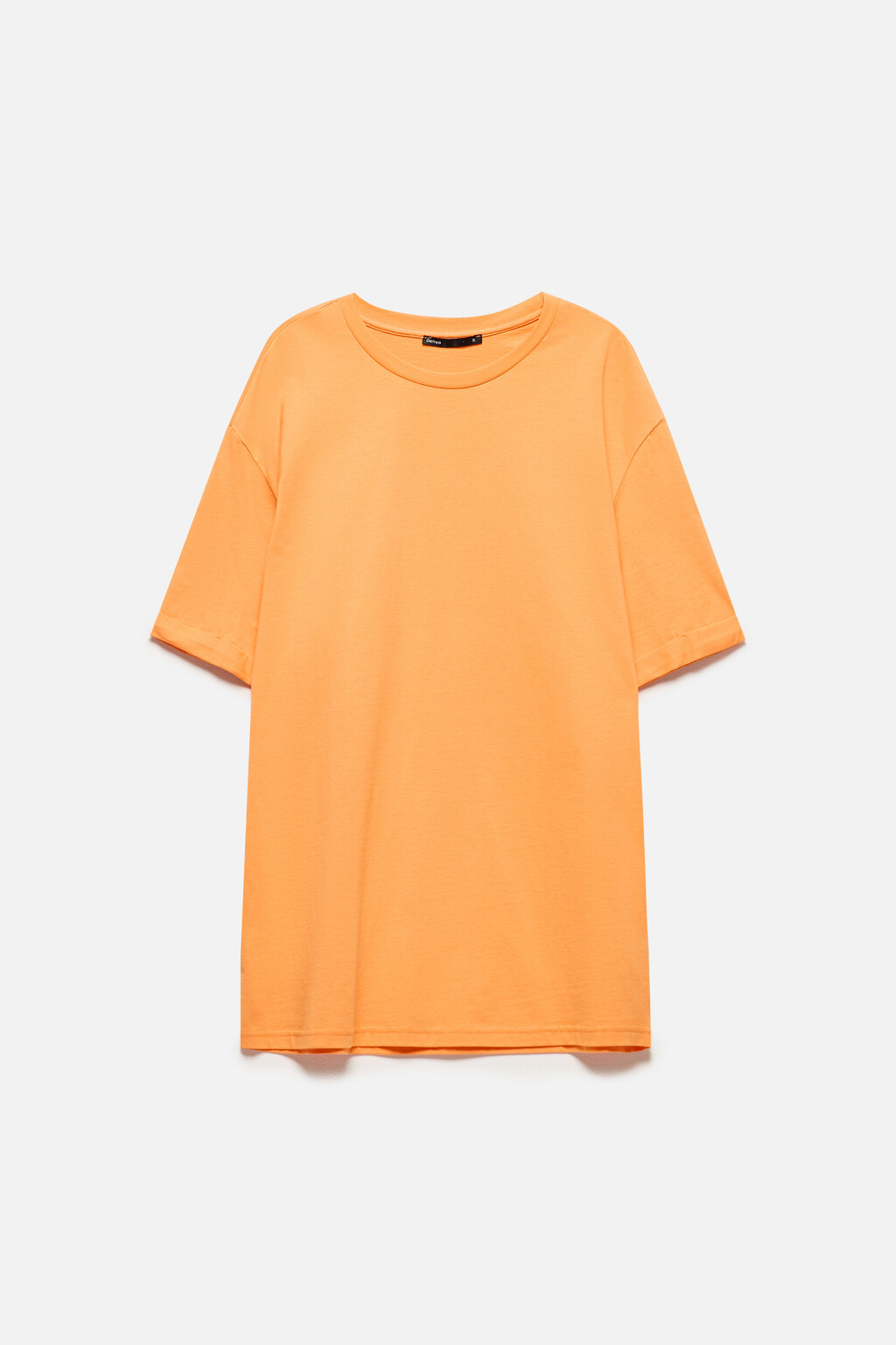 Футболка oversize однотонная - цвет оранжевый - 8