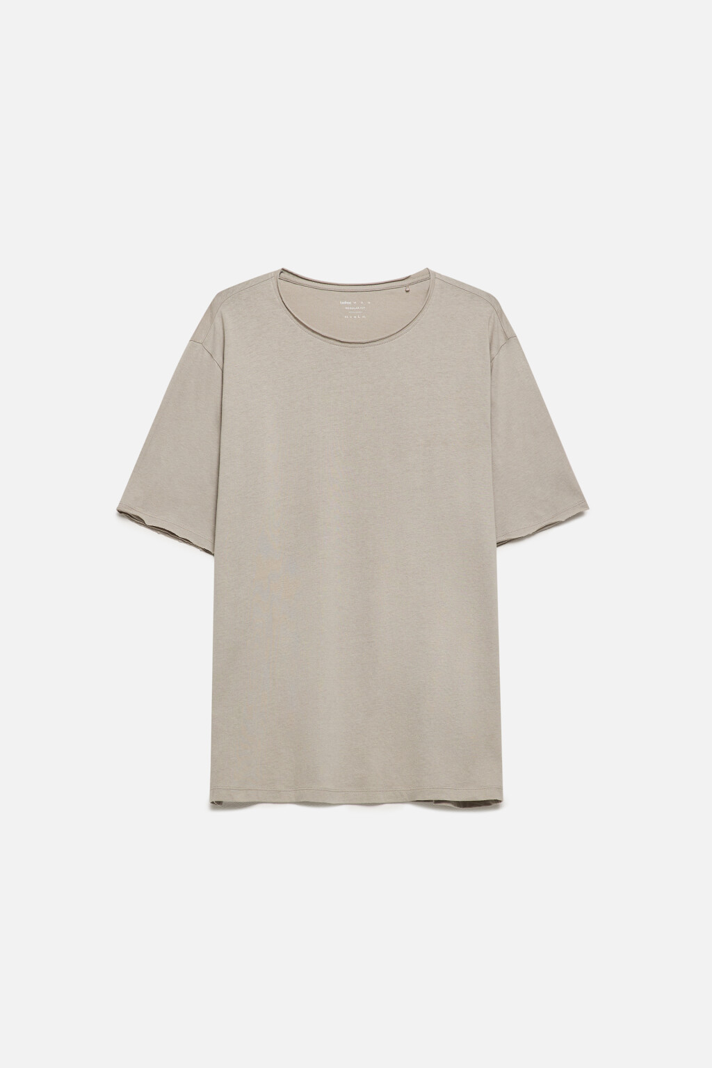 Футболка из хлопка свободная - цвет серый - 8
