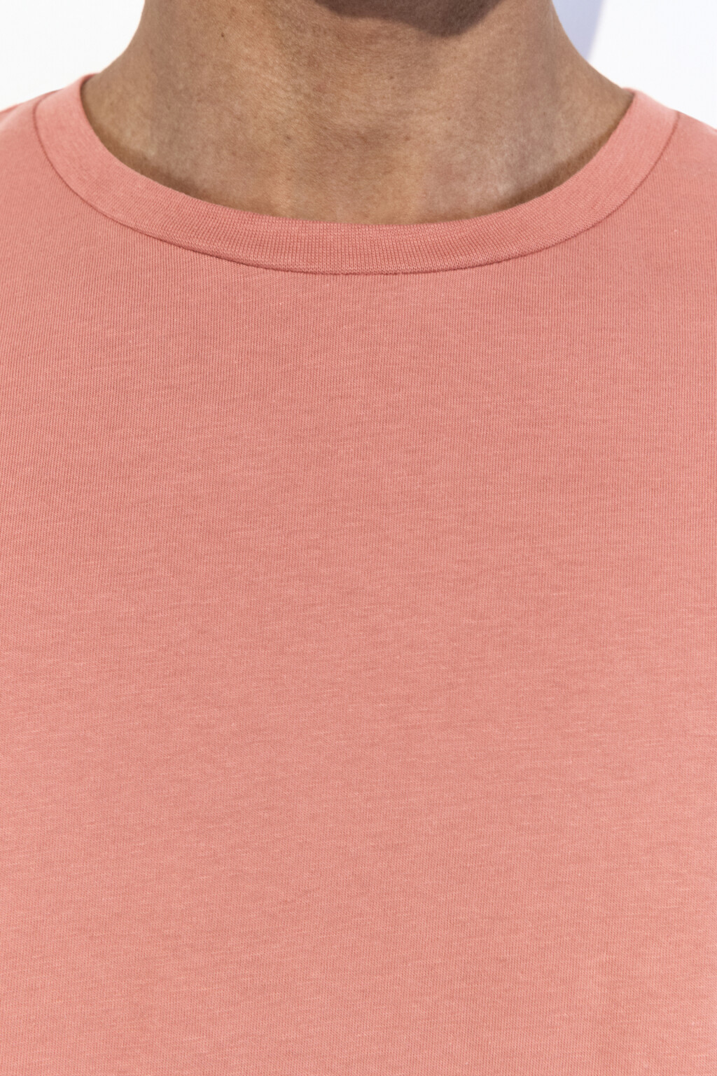 Футболка oversize хлопковая однотонная - цвет розовый - 6